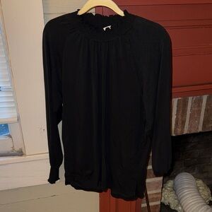 Serra Elegant Black Women's Blouse